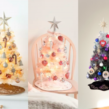 Francfranc日本推出超有心思60cm迷你聖誕樹擺設！更有質感滿滿的粉紅色及金色可供選擇！