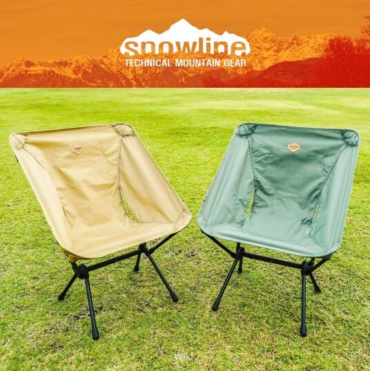 3. Snowline LASSE 輕量摺疊戶外露營椅
