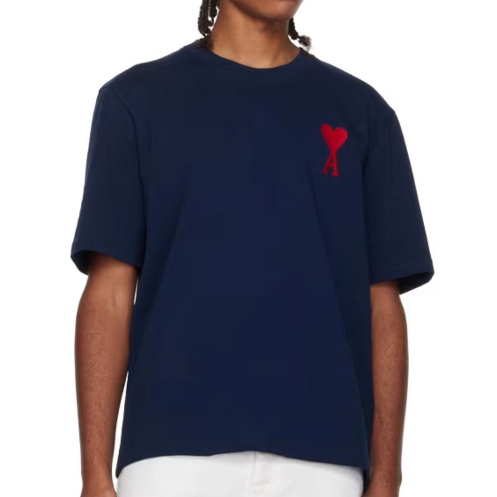 SSENSE Exclusive Navy Embroidered T-Shirt