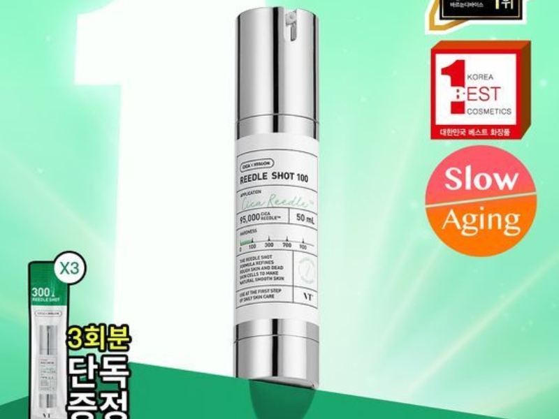 VT 塗抹式100微針精華 (50ml)+300微針精華 (1ml x 3包