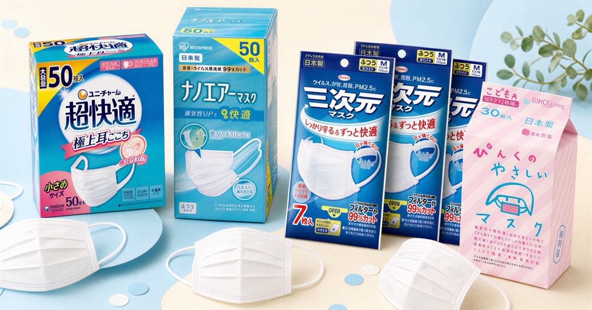 日本樂天口罩推薦！超快適、IRIS、三次元等 6 款日本口罩 MOP70 起（附澳門集運教學）